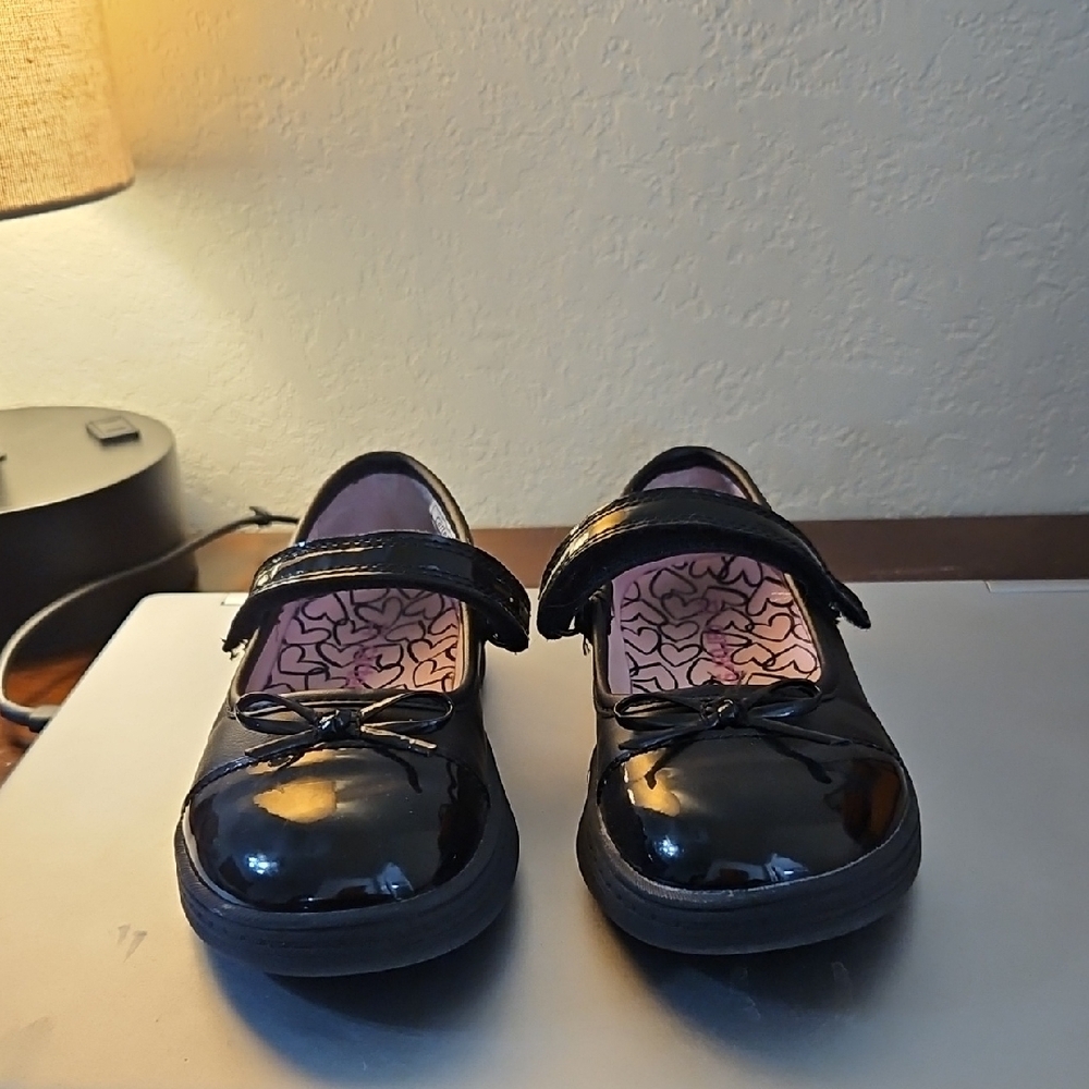 Black Patent Leather Kids Shoes